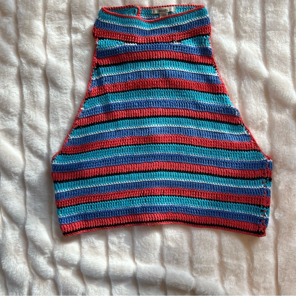 Urban Outfitters‎ Crochet Boho Knit Crop Tank Top XS